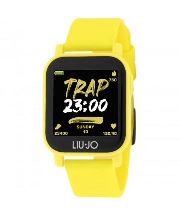Orologio Smartwatch Unisex Liu Jo Luxury Teen Giallo SWLJ032